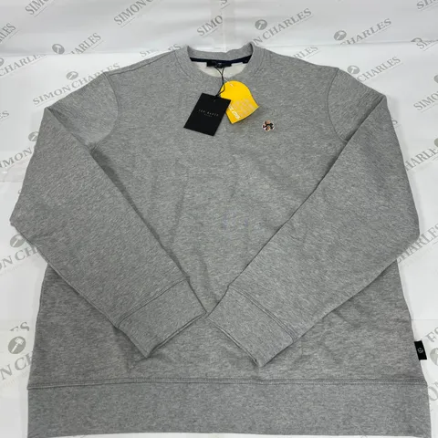 TED BAKER HATTON SWEATSHIRT IN GREY SIZE 3