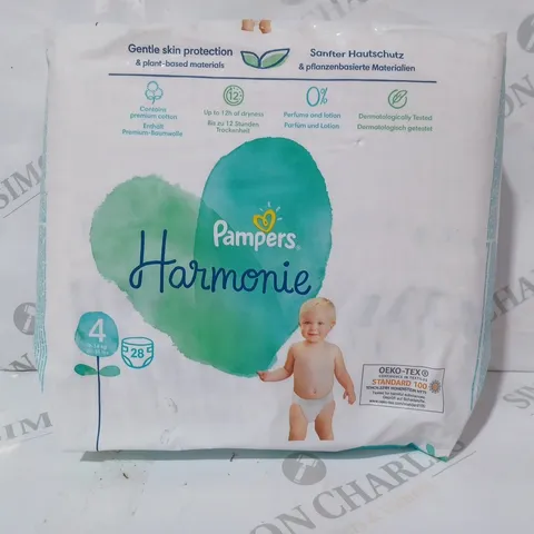 PAMPERS HARMONIE PACK OF 28 NAPPIES