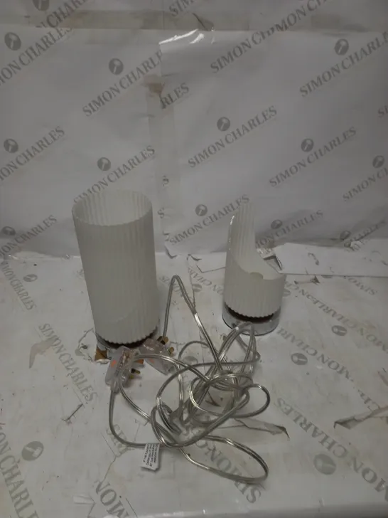 DAMAGED SET OF 2 JOHN LEWIS TABLE LIGHTS 