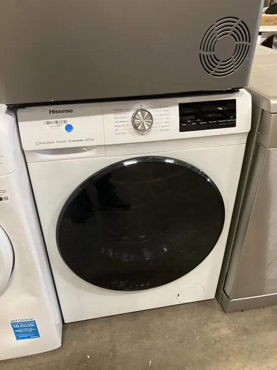 HISENSE 60CM FREESTANDING 8 KG FRONT LOAD WASHER - UNPROCESSED RAW RETURN