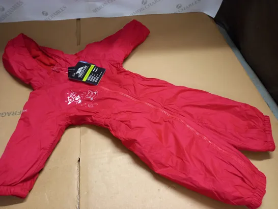 TRESPASS RED DRIP DROP BABIES RAIN SUIT - 1218