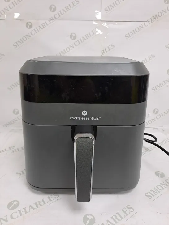 BOXED COOK'S ESSENTIALS 5.8L AIR FRYER IN SLATE GREY