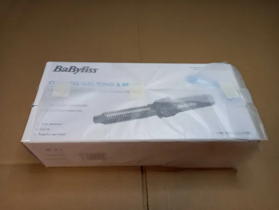 BOXED/PACKAGED BABYLISS CORDLESS GAS TONG & BRUSH