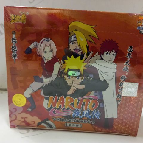 BOXED AND SEALED NARUTO TRADING CARDS - JAPANESE