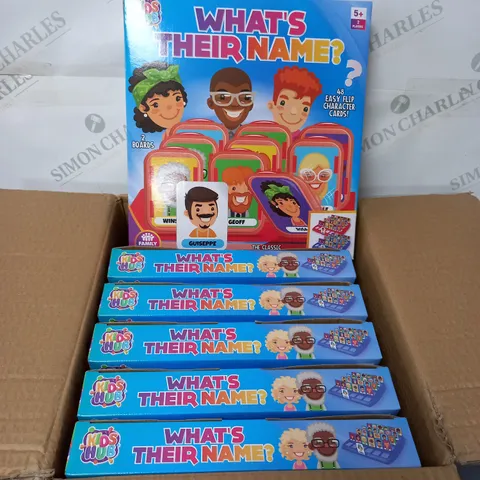 BOXED LOT OF 6 KID'S HUB WHAT'S THEIR NAME? FACE ELIMINATION GAME