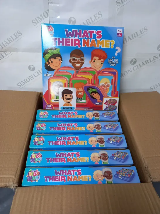 BOXED LOT OF 6 KID'S HUB WHAT'S THEIR NAME? FACE ELIMINATION GAME