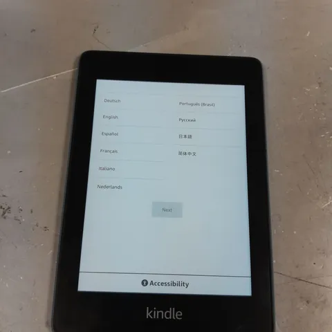 KINDLE PAPERWHITE E-READER