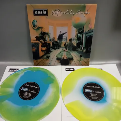 OASIS DEFINITELY MAYBE 30TH ANNIVERSARY LENTICULAR SLEEVE LIMITED EDITION VINYL - 9239/15000