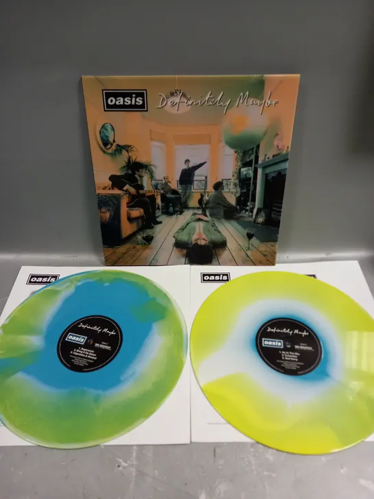 OASIS DEFINITELY MAYBE 30TH ANNIVERSARY LENTICULAR SLEEVE LIMITED EDITION VINYL - 9239/15000