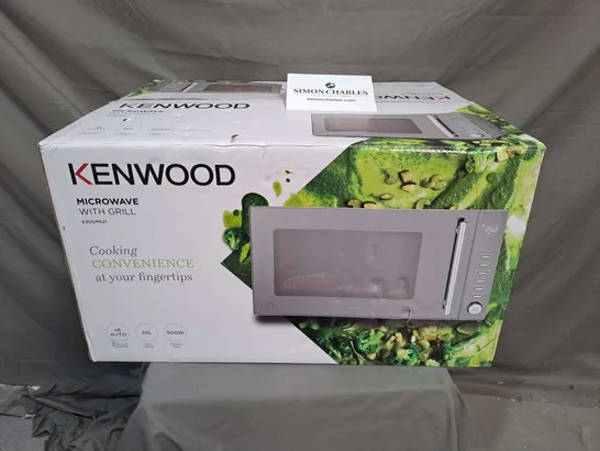 BOXED KENWOOD 30L MICROWAVE WITH GRILL - K30GMS21