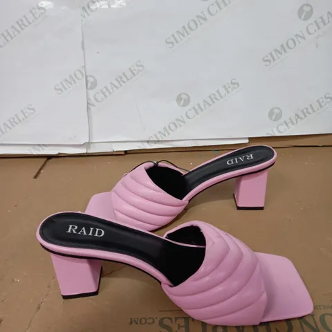 RAID PINK HEELS SIZE 9