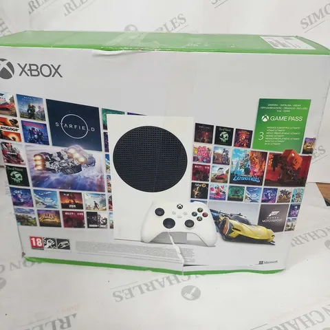 BOXED XBOX SERIES S 512GB GAMES CONSOLE WITH CONTROLLER