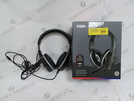 BOXED GAMING HEADSET IN BLACK  - 3.5MM AUDIO JACK