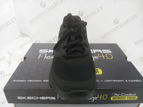 SKETCHERS MENS FLEX TRAINER BLACK SIZE 9UK (MENS)