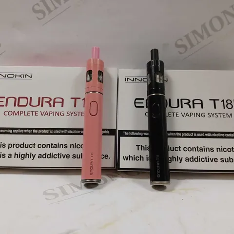 BOX OF 2 INNOKIN ENDURA T18E VAPING SYSTEMS 