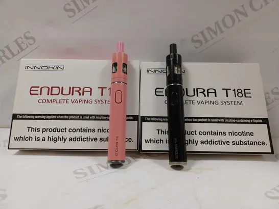 BOX OF 2 INNOKIN ENDURA T18E VAPING SYSTEMS 