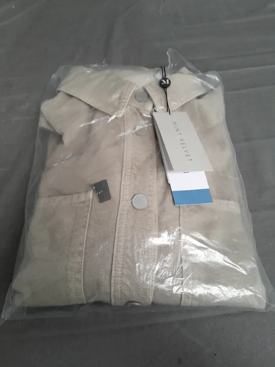 MINT VELVET KHAKI CASUAL SHACKET - MEDIUM