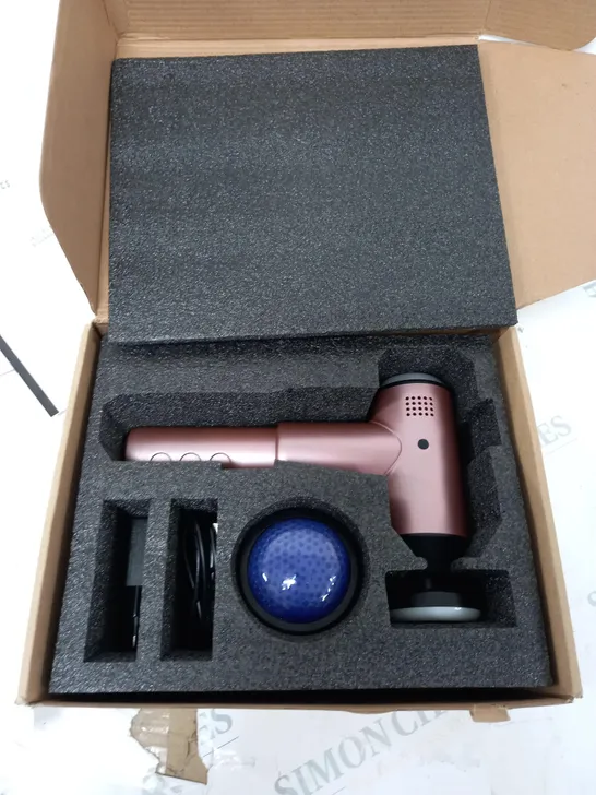 BOXED HOMEDICS THERMAL PRO MASSAGE GUN IN PINK 