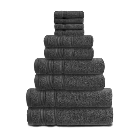 BOXED BALJIWAN 10 PIECE EGYPTIAN COTTON BATH TOWEL BALE 