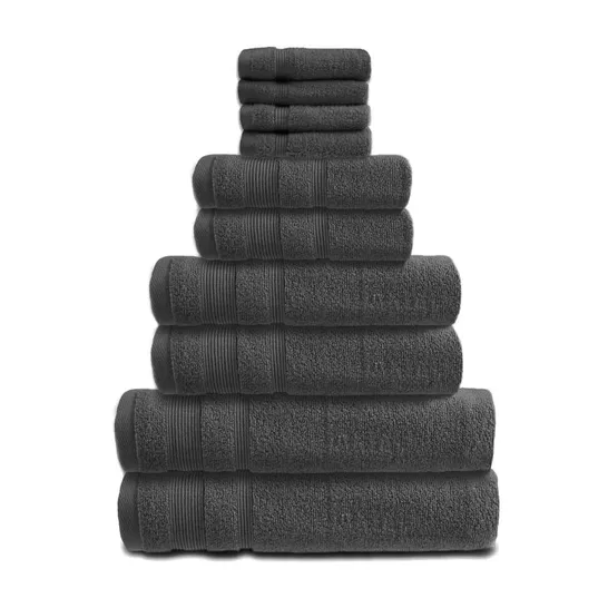 BOXED BALJIWAN 10 PIECE EGYPTIAN COTTON BATH TOWEL BALE 