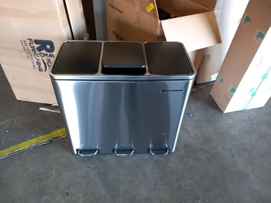 MULLEIMER 54L STEP ON MULTI-COMPARTMENT BIN