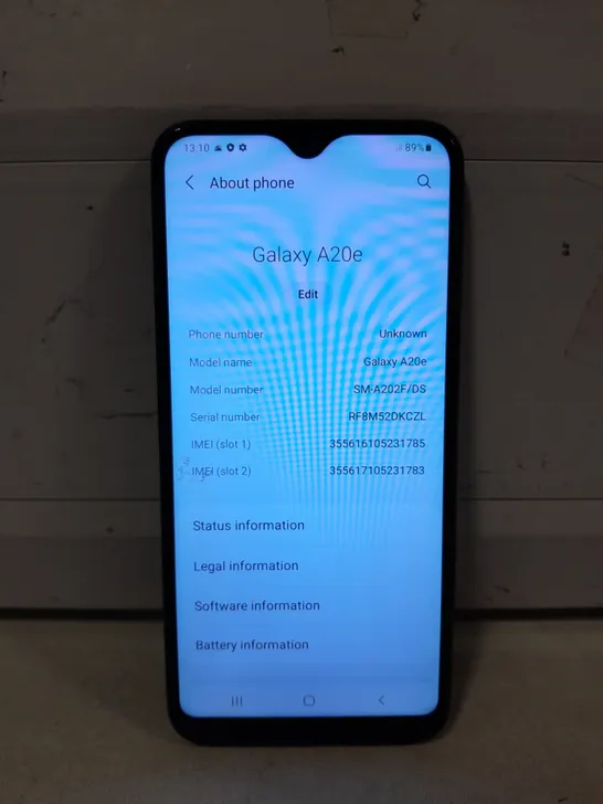 SAMSUNG GALAXY A20E MOBILE PHONE
