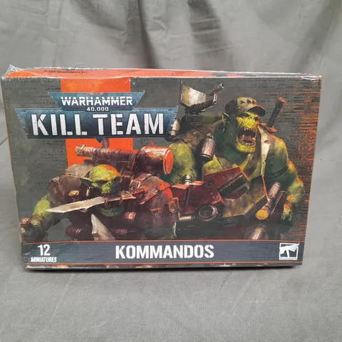 BOXED AND SEALED WARHAMMER 40,000 KILL TEAM - KOMMANDOS