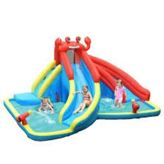 BOXED COSTWAY INFLATABLE WATER SLIDE CRAB DUAL SLIDE BOUNCE HOUSE 