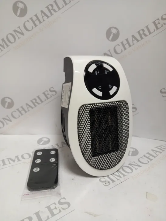 BOXED DAEWOO 500W PLUG IN HEATER WITH REMOTE CONTROL	