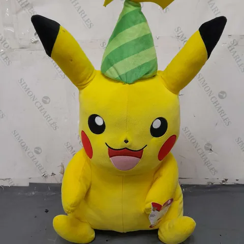 LARGE CELEBRATING PIKACHU POKEMON PLUSH 