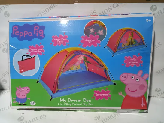 PEPPA PIG DREAM DEN WITH LIGHTS RRP £64.99