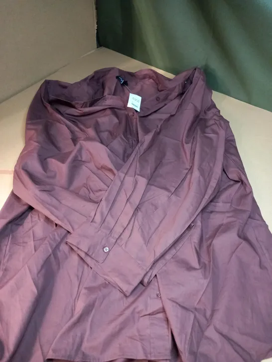 NEW LOOK FK PENNY POPLIN UK 30 BROWN