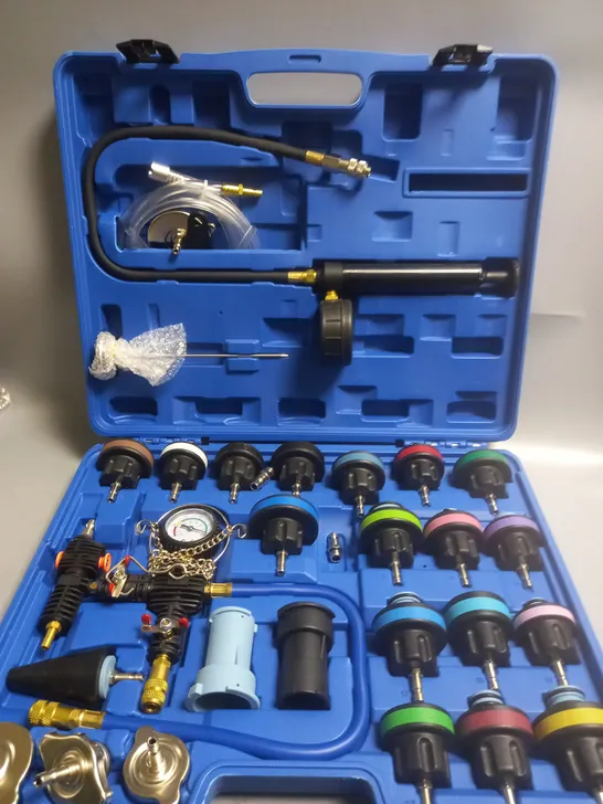 BOXED COOLING SYSTEM LEAKAGE TEST AND FILLING SET 