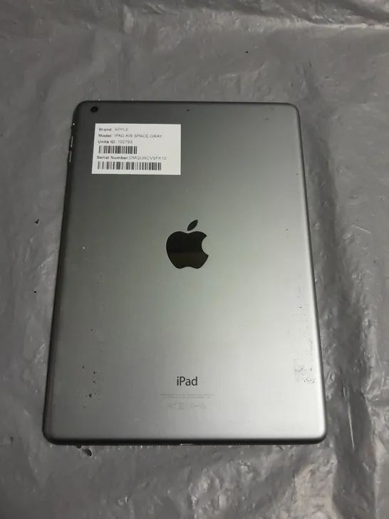 UNBOXED APPLE IPAD AIR SPACE GRAY - A1474