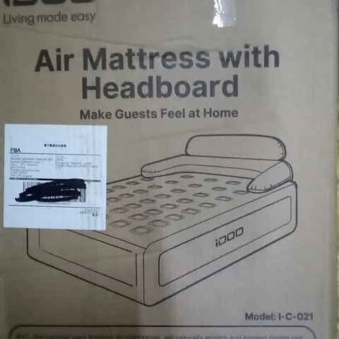 IDOO AIR MATRESS WITH HEADBOARD 