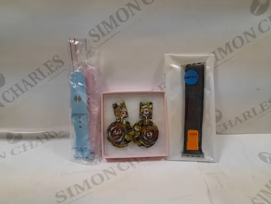 LOT OF APPROX 20 ASSORTED ITEMS-WATCH STRAPS -EARINGS