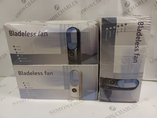 LOT OF 3 BOXED BLADELESS FANS