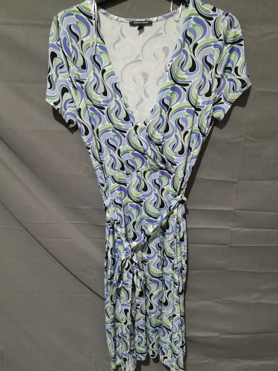 ROMAN WRAP DRESS SIZE 10  