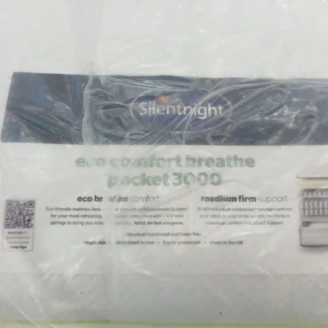 QUALITY BAGGED SILENTNIGHT ECO COMFORT POCKET SPRUNG SUPER KING SIZE 6FT MATTRESS