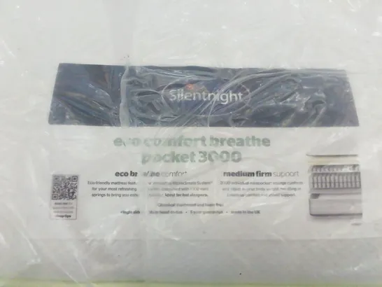 QUALITY BAGGED SILENTNIGHT ECO COMFORT POCKET SPRUNG SUPER KING SIZE 6FT MATTRESS