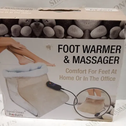 BOXED DANIEL JAMES FOOT WARMER AND MASSAGER 