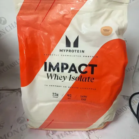 MY PROTEIN IMPACT WHEY ISOLATE VANILLA FLAVOUR 2.5KG