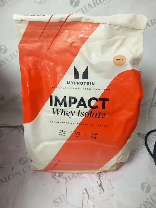 MY PROTEIN IMPACT WHEY ISOLATE VANILLA FLAVOUR 2.5KG