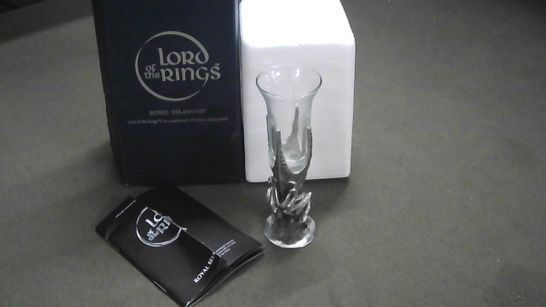 LORD OF THE RINGS ROYAL SELANGOR DRINKING GLASS