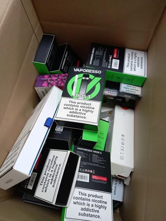 APPROXIMATELY 20 VAPES & E-CIGARETTES TO INCLUDE NITECORE , ASPIRE , VAPORESSO ETC