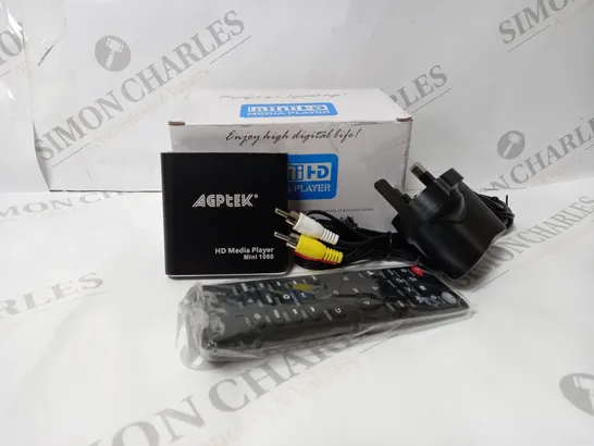 BOXED AGPTEK MINI HD MEDIA PLAYER 