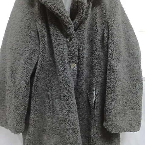 CENTIGRADE TEDDY LONGLINE COAT SIZE 3XL