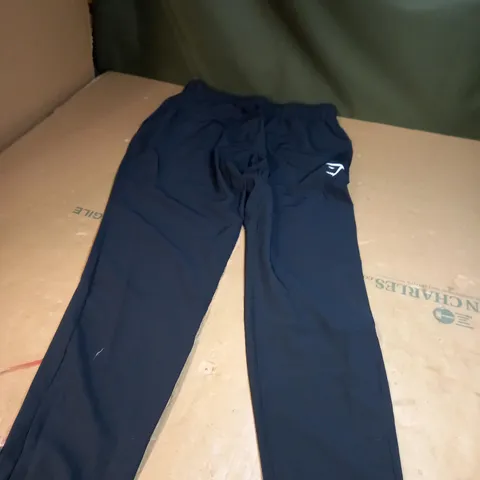 BLACK GYMSHARK JOGGERS SIZE S 