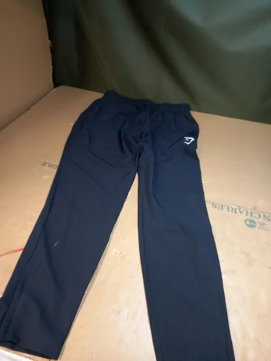 BLACK GYMSHARK JOGGERS SIZE S 