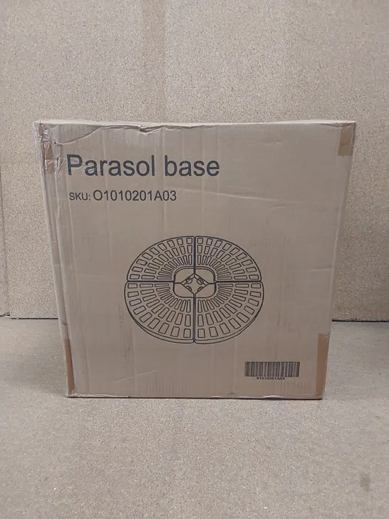 BOXED PARASOL BASE - BLACK